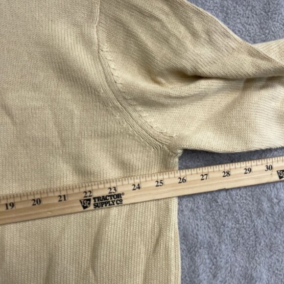 NEW Gap Women's XL Beige Cotton Sweater Crewneck Pullover - Picture 5 of 10